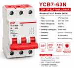 DP-YCB7-63N D/P 3P 63A-100A (4.5/ 6KA)