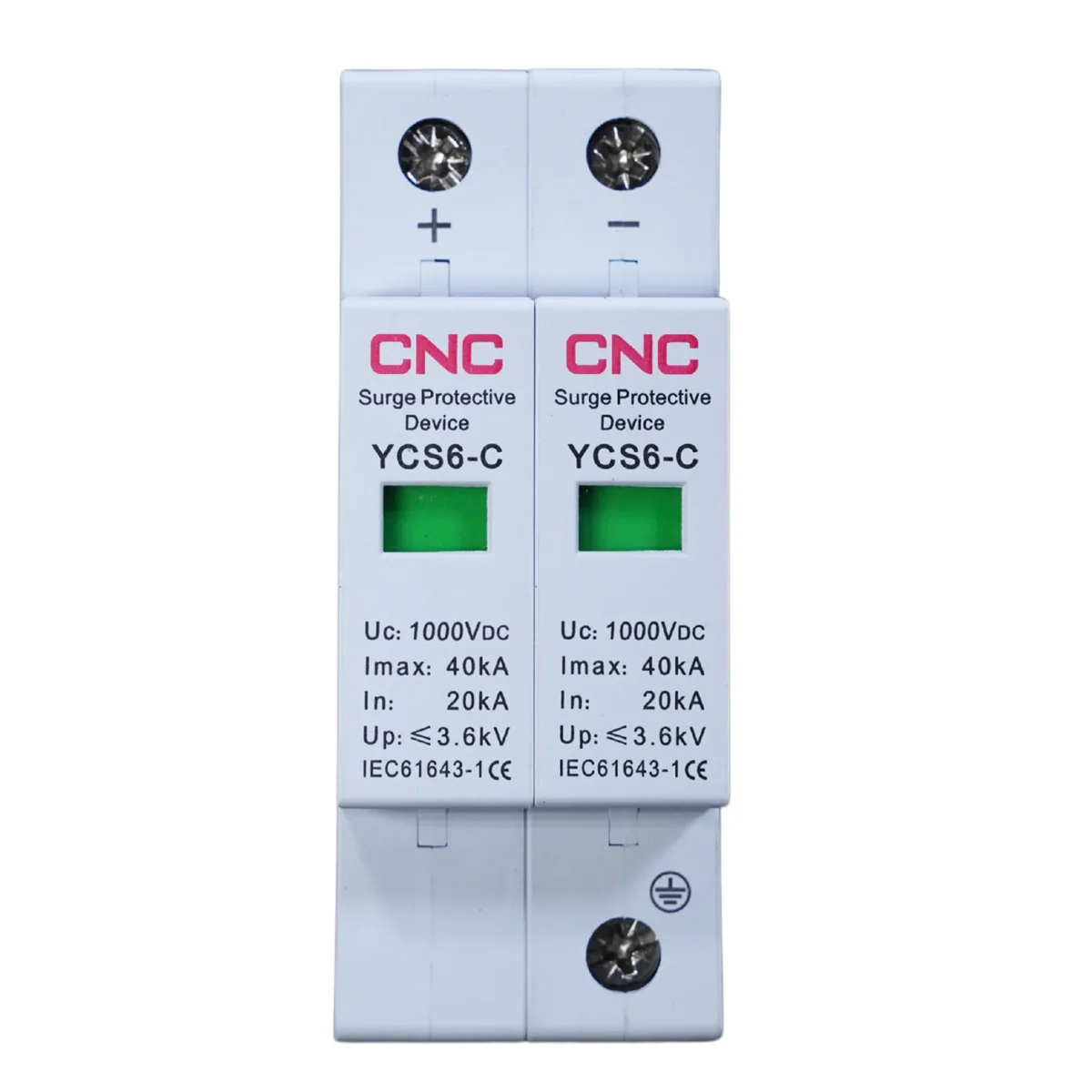 spd single CNC YCS6-B SPD Surge Protection Device Single page - Image 1